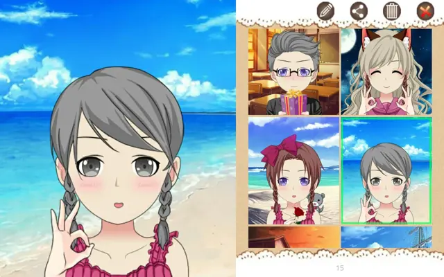 Anime Avatar Studio android App screenshot 1